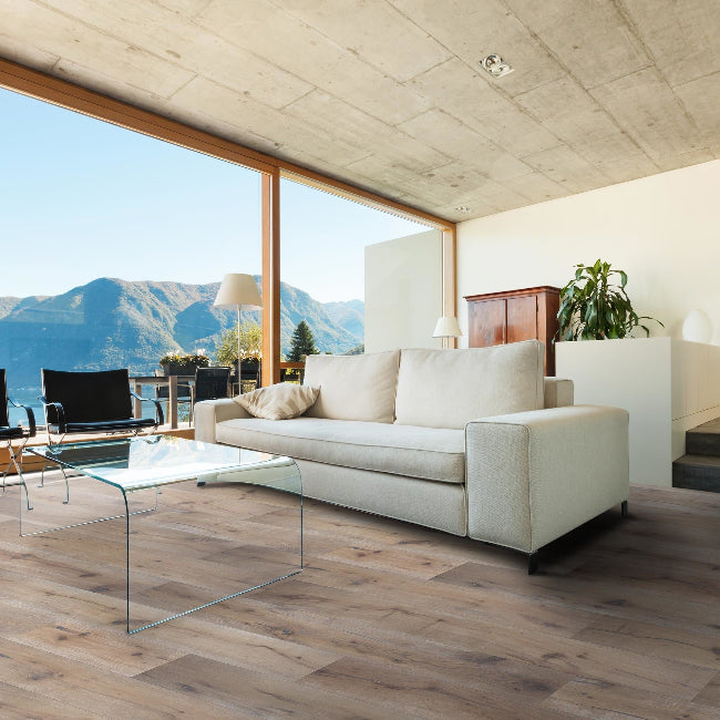 Naturally Aged Flooring Medallion Collection Trailhead