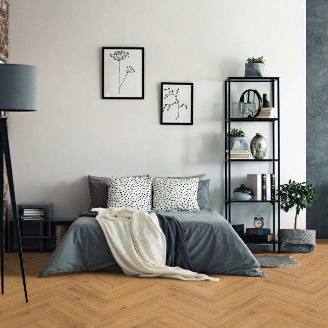Inhaus Lamdura Manor Herringbone Hemingway