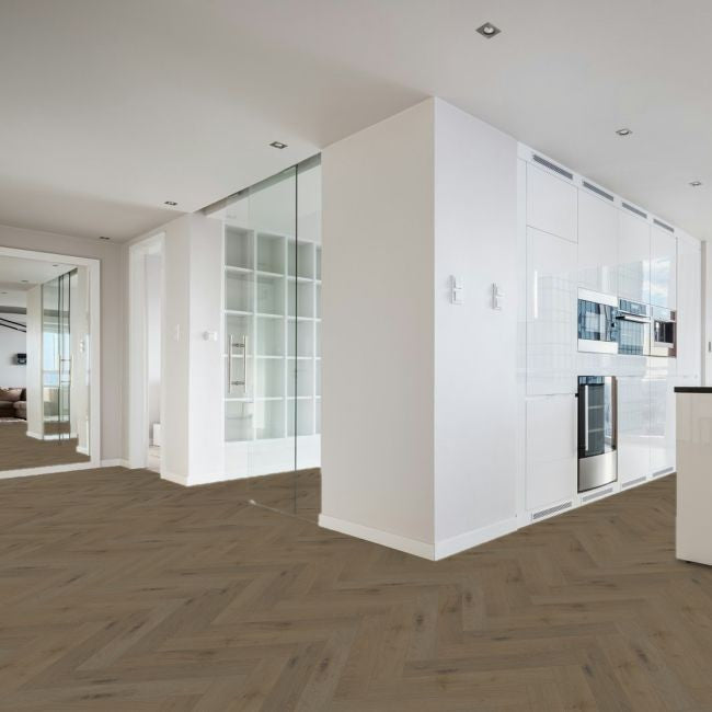 Monarch Plank Lago Collection Ampola Herringbone