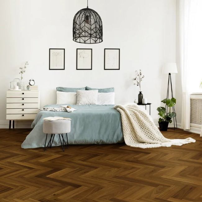 Bravada Hardwood Barcelona Collection Cayenne Herringbone