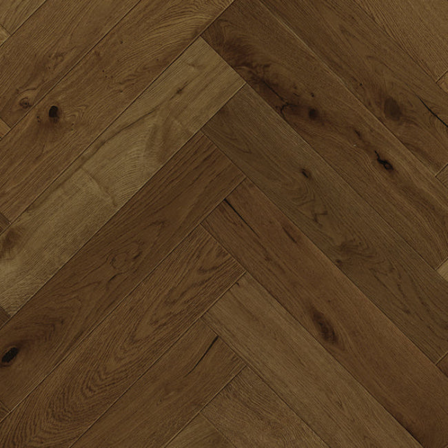 Artisan Home Hardwood Herringbone Brown Jasper
