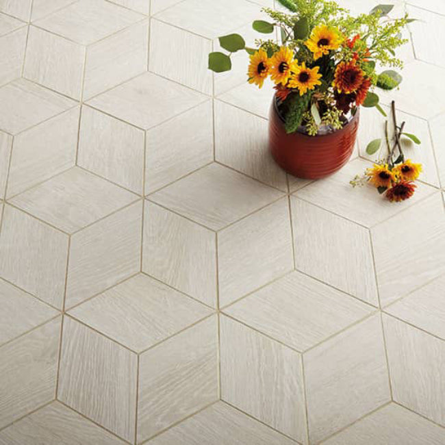 Daltile Emerson Wood Collection Ash White