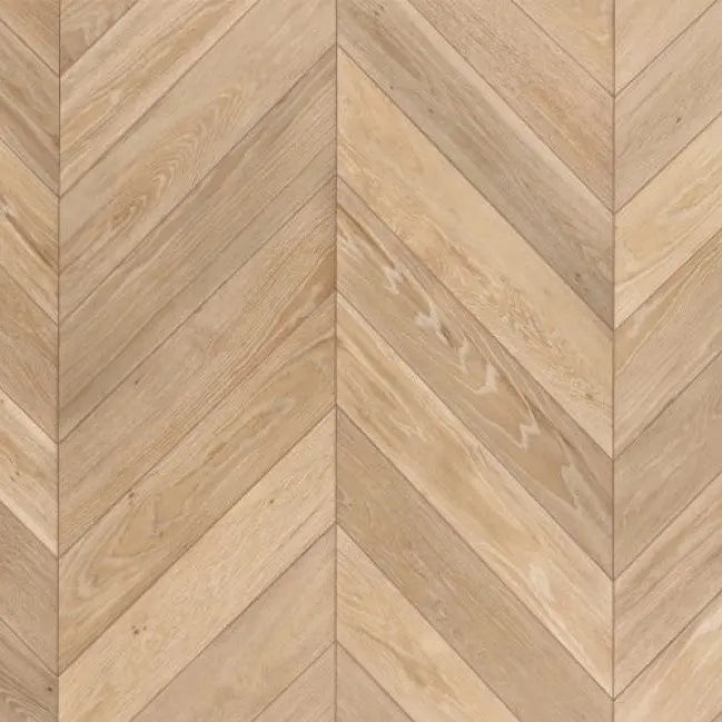 Garrison French Connection European Oak Vintage White Wash Chevron