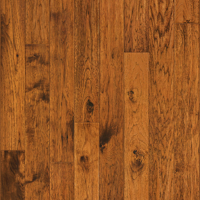 Close-up of a wooden floor with visible grain and texture