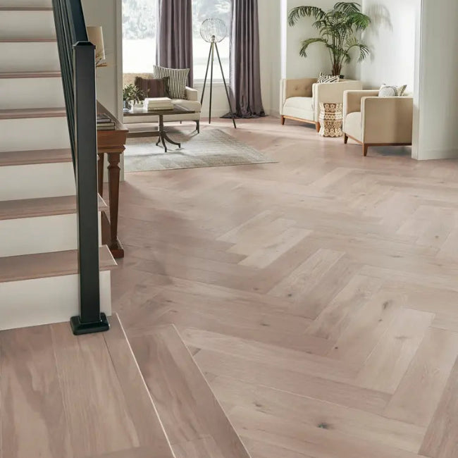 Mannington Latitude Collection Park City Herringbone Alpine