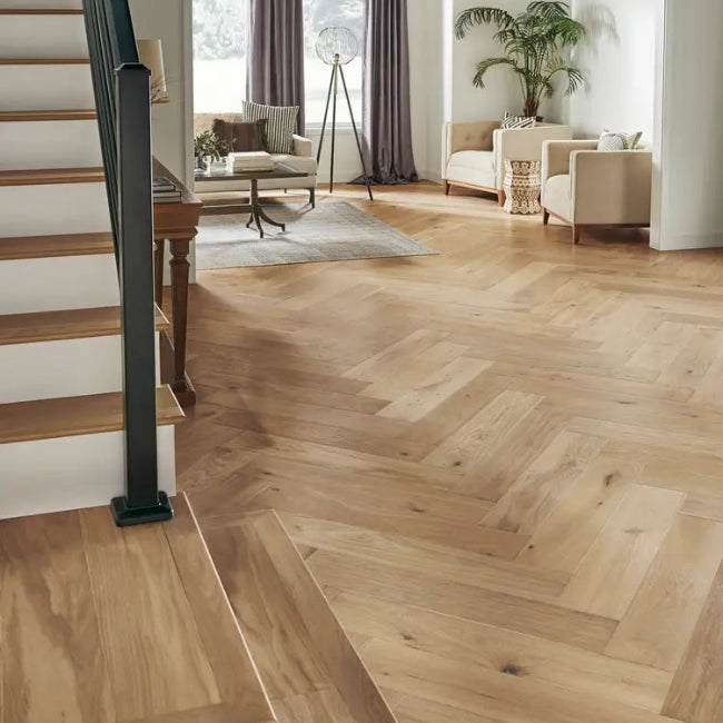 Mannington Latitude Collection Park City Herringbone Natural