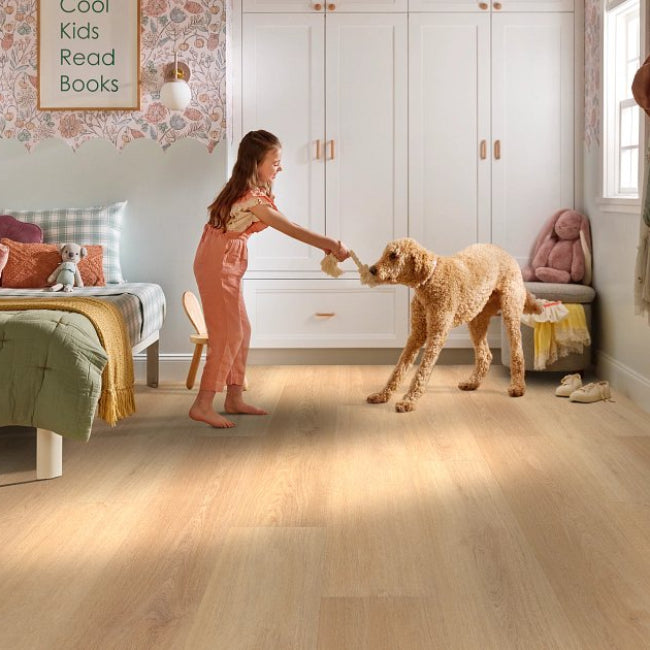Shaw Floors  Pet Perfect Luxury Vinyl Briard Burlap Oak