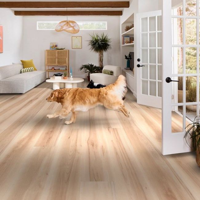 Shaw Floors  Pet Perfect Luxury Vinyl Briard Almond Maple