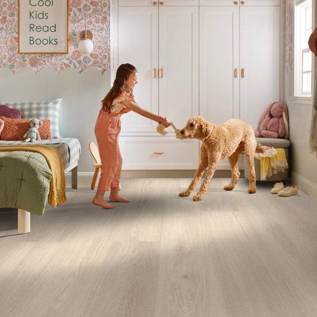Shaw Floors  Pet Perfect Luxury Vinyl Briard Shale Oak