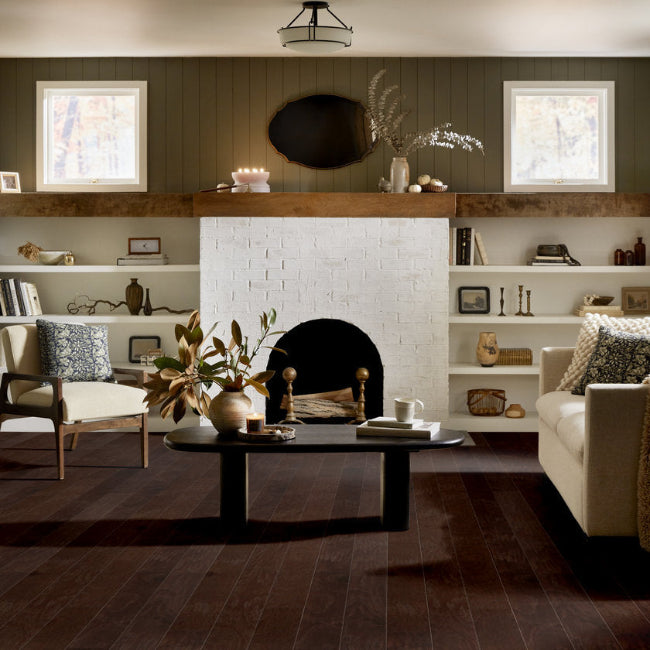 Shaw Floors Repel Collection Pebble Hill Mixed Width Weathered Saddle