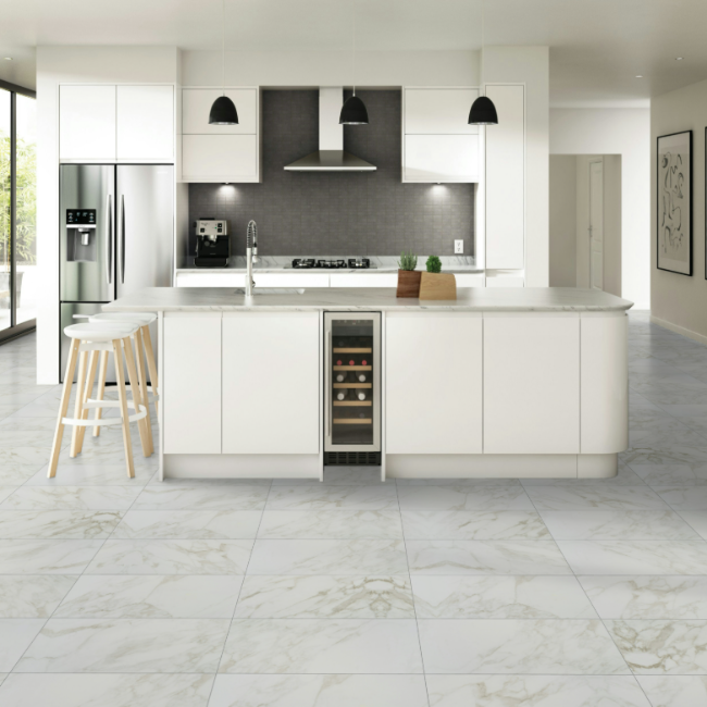 Marazzi Tile Marble Obsession Arabescato (Polished)