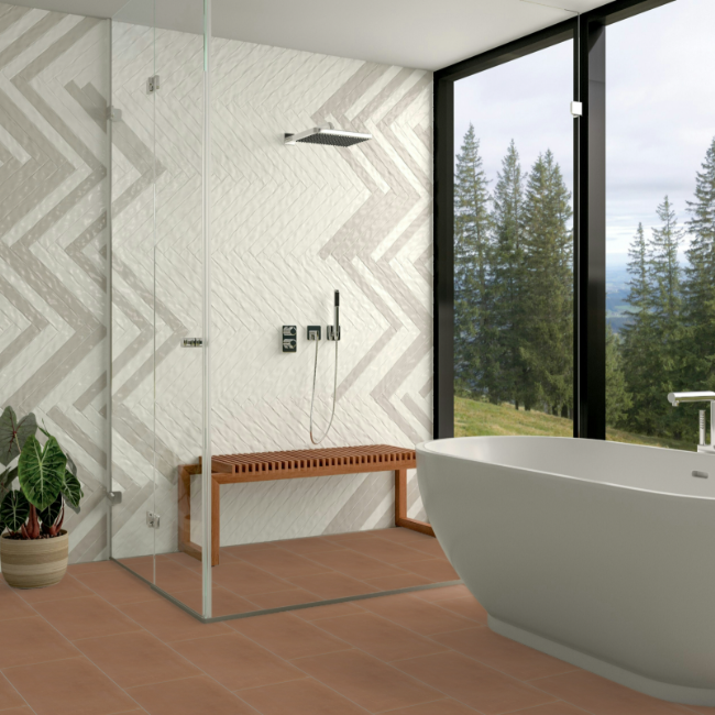 Marazzi Tile Moroccan Concrete Terra Cotta