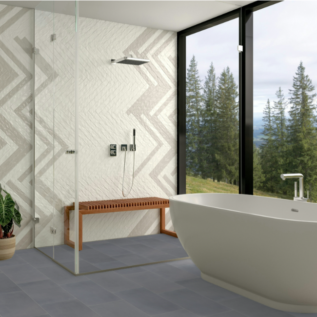 Marazzi Tile Moroccan Concrete Blue Gray