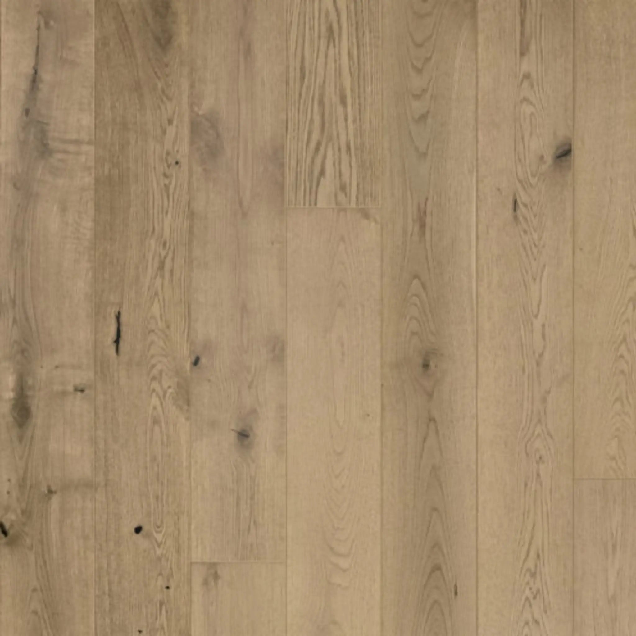 Close-up of a wooden floor with a natural finish