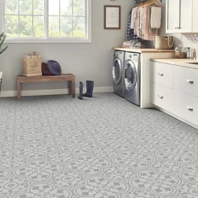 Mannington Platinum REVIVE Deco Pewter
