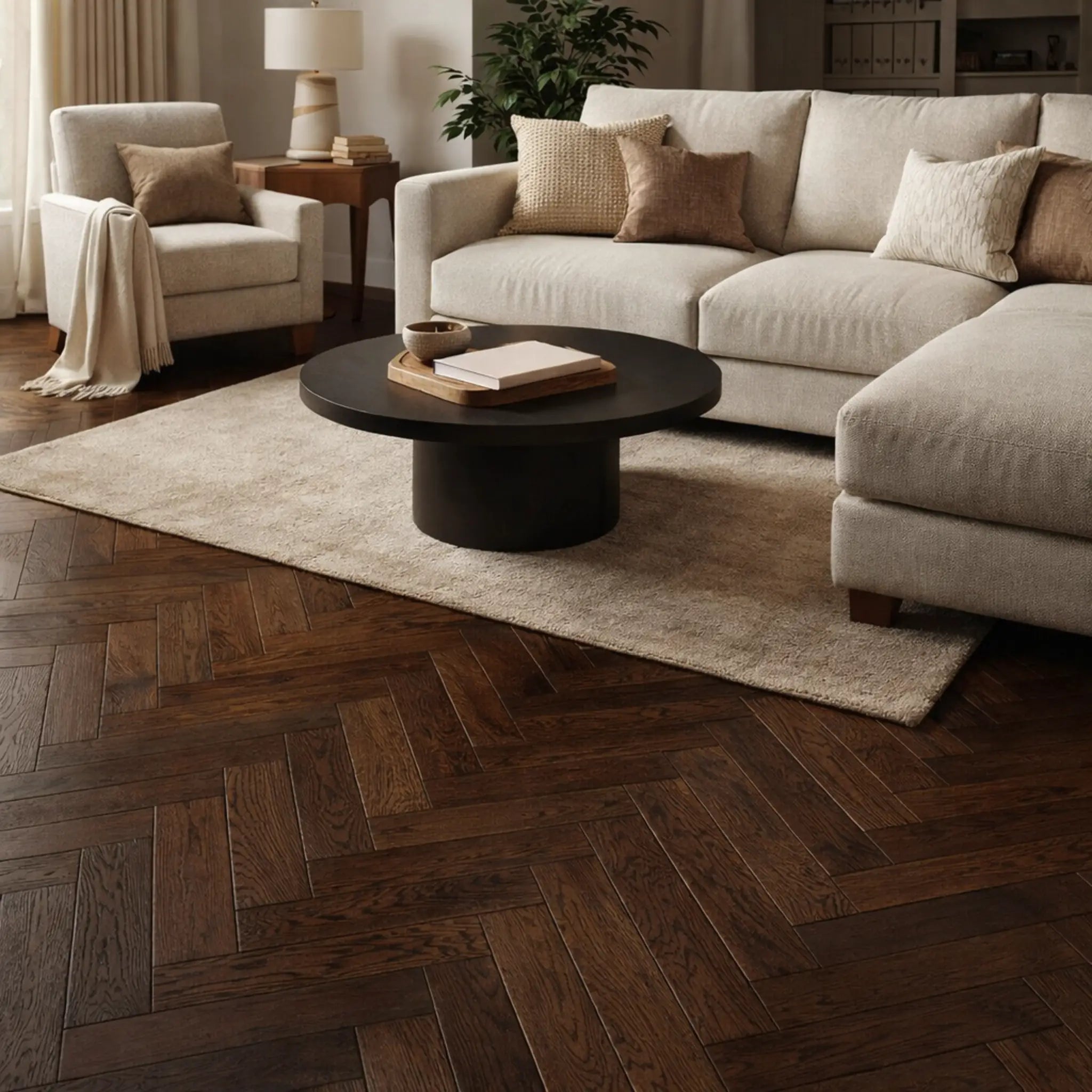 Garrison Legends Collection European Oak Caffe Herringbone