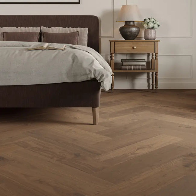 Mannington Handcrafted Artisan Walnut Herringbone Natural