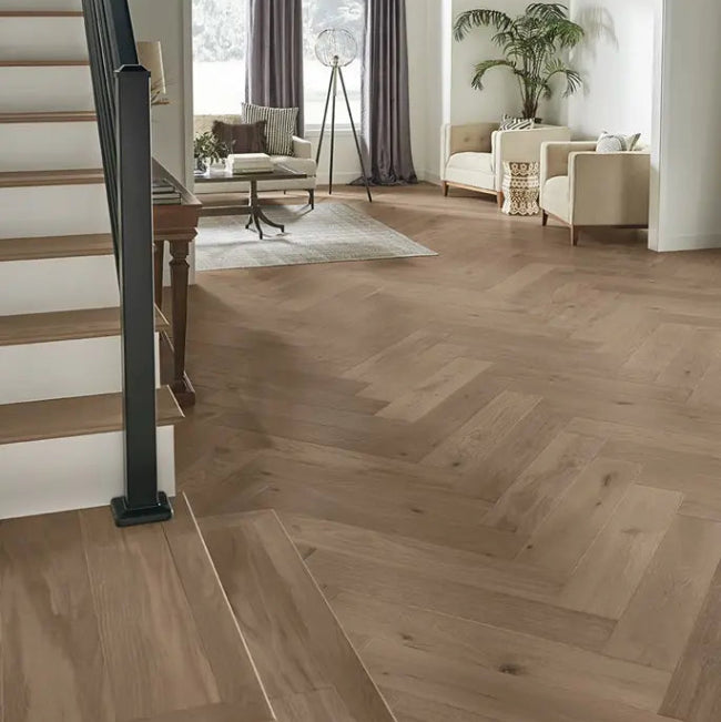 Mannington Latitude Collection Park City Herringbone Sundance